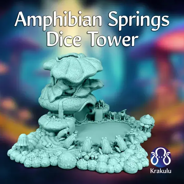 Amphibian Springs dice tower