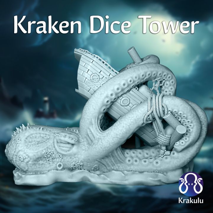Kraken dice tower