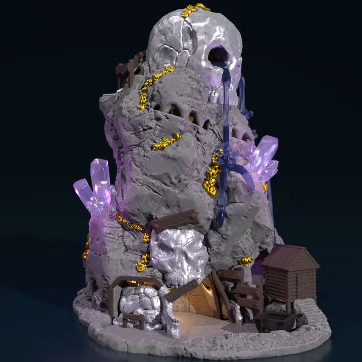 Gold Rush Mine dice tower